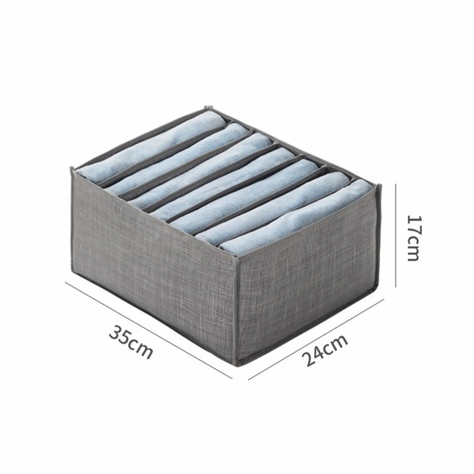 Dresser Drawer Organizer | Closet Storage Box for Clothes