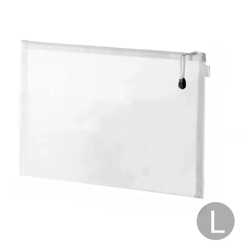 Mesh Zipper Organizer Bags | Transparent Nylon Storage Pouches for Puzzles, Toys, Games & Art Supplies | Home Organization