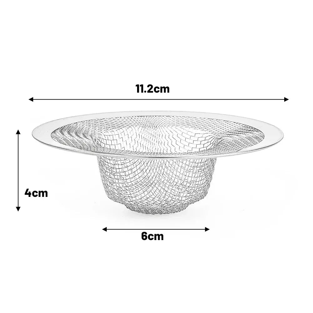 Stainless Steel Sink Strainer | Kitchen Sink Drain Filter | Shower Bathtub Bathroom Floor Drain Mesh Filter