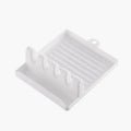 Kitchen Spoon Rest & Utensil Holder | Countertop Spatula Rack for Pot Lids & Cooking Tools | Space-Saving Spoon & Chopstick Organizer