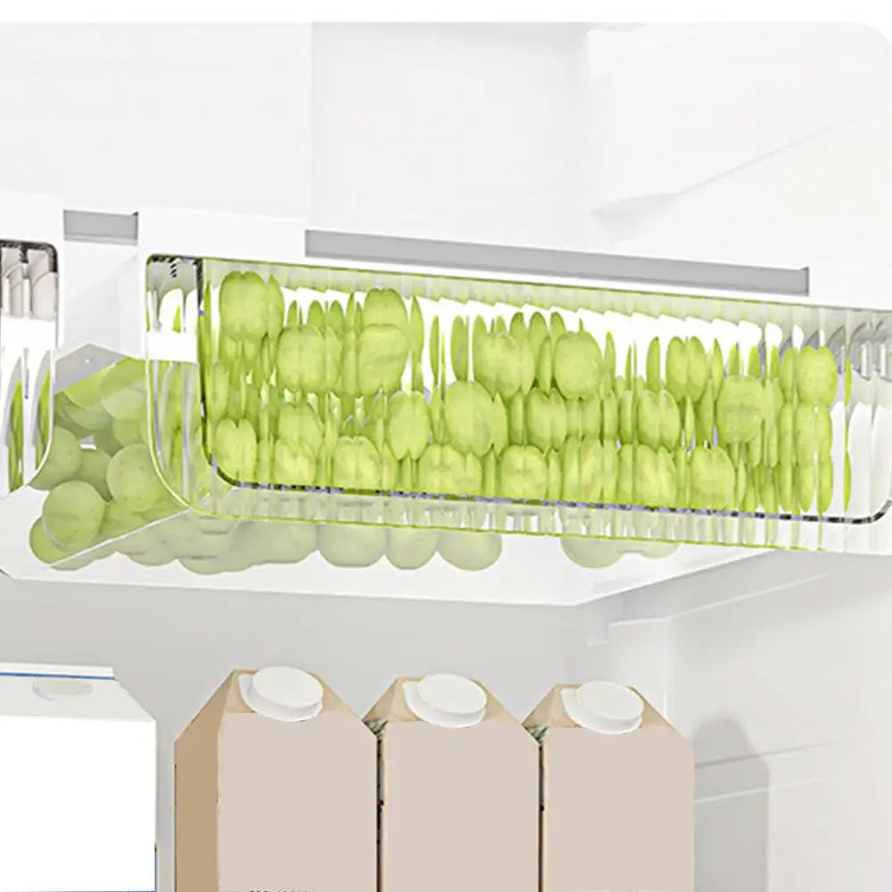 Clear Refrigerator Organizer Bin | Fridge Storage Drawer for Fruits, Vegetables & Deli Items | Kitchen Organization