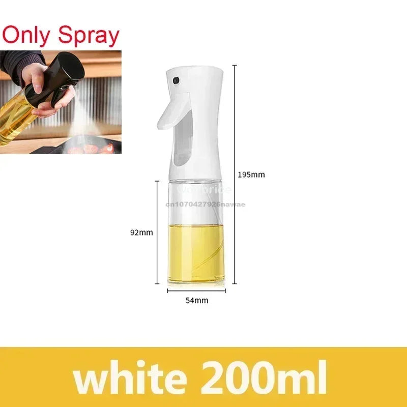 2-in-1 Oil Sprayer & Dispenser Bottle | Refillable Kitchen Oil Spray Bottle | Olive Oil & Cooking Oil Mister for Cooking