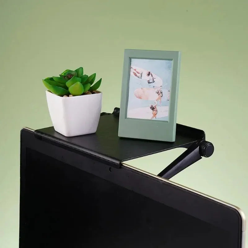 1PC Hot Selling Computer and TV Screen Storage Rack Wireless Router Set-top Box Rack No Perforated Storage Bracket Divine Tool