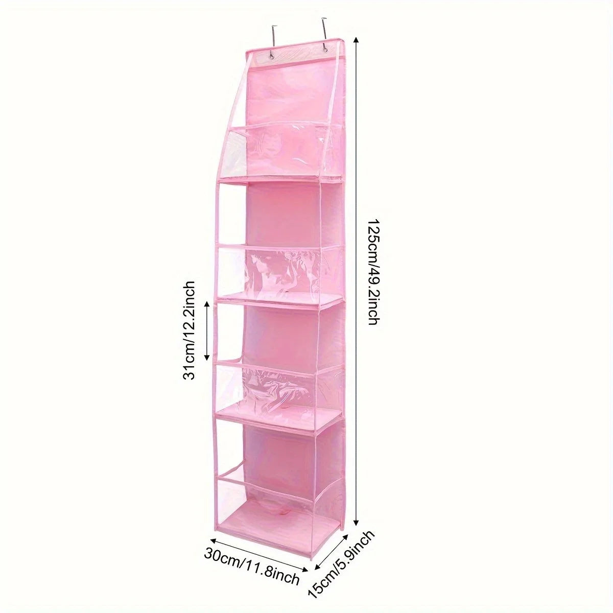 1pc Storage Hanging Bag Behind the Door, Suitable for Storing Cosmetics, Clothes, Hats, Shoes, and Towels in Various Room Types