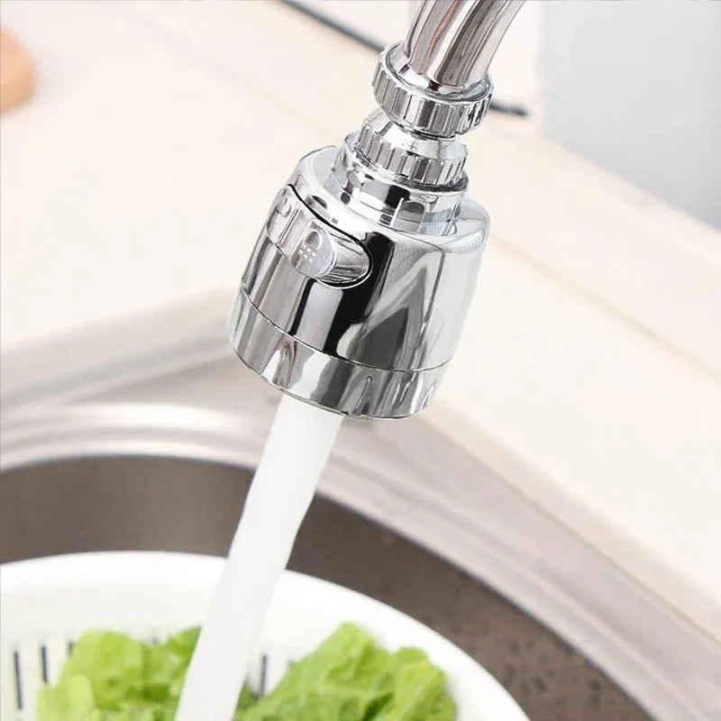 Universal Kitchen Faucet Adapter | 360° Rotating Faucet Extender | 2/3 Mode Water-Saving Spray Nozzle | Splash-Proof Faucet Aerator