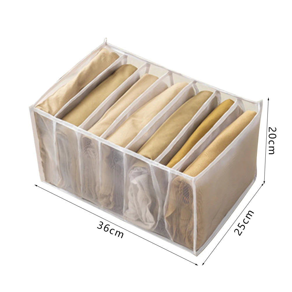 Dresser Drawer Organizer | Closet Storage Box for Clothes