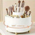 360° Rotating Makeup Organizer | Multi-Compartment Cosmetic Storage Holder | Vanity Organizer for Brushes & Skincare