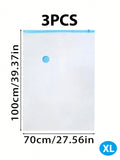 Vacuum Compression Storage Bags | Space Saving Bags for Clothes & Bedding | Travel & Home Organization