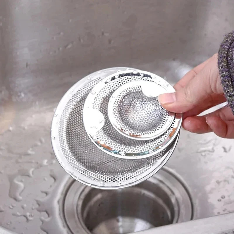 Stainless Steel Sink Strainer | Kitchen Sink Drain Filter | Shower Bathtub Bathroom Floor Drain Mesh Filter