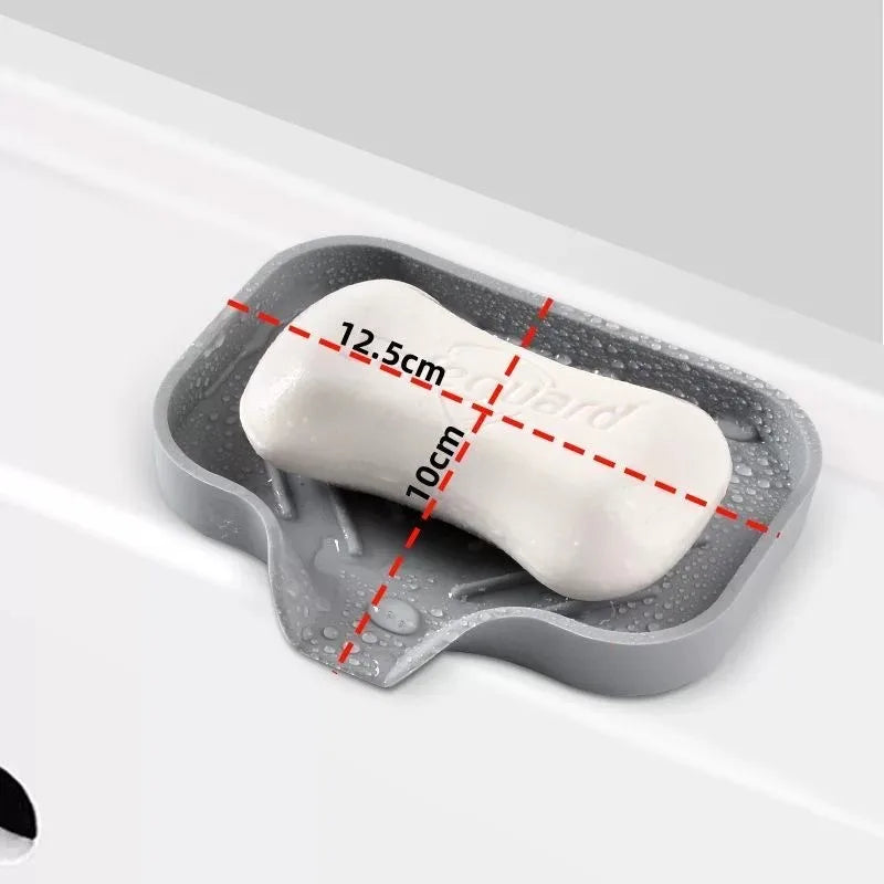 Soap and Sponge Holder | Kitchen and Bathroom Countertop Sink Drying Organizer Mat