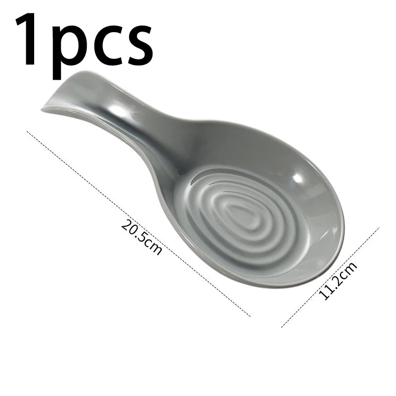 Large Kitchen Spoon Rest Holder | Heat-Resistant Cooking Utensil Rest | Countertop Spoon Holder