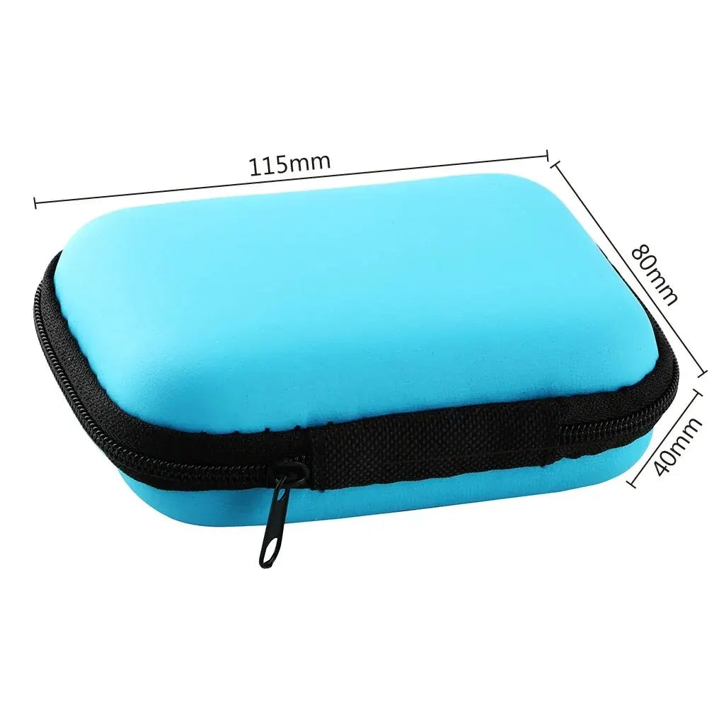 Portable Electronics Organizer Case | Waterproof Travel Cable Storage Bag for Chargers, Earphones & USB Accessories