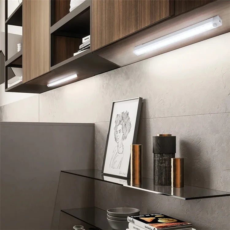 Rechargeable Motion Sensor LED Light Bar | Wireless Lighting | USB Dimmable Light | Under Cabinet, Kitchens, Closets, Stairways, Hallways, Bedrooms