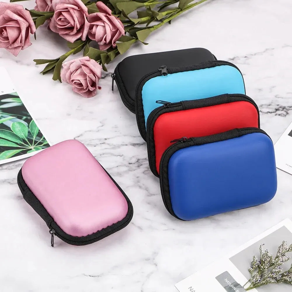 Portable Electronics Organizer Case | Waterproof Travel Cable Storage Bag for Chargers, Earphones & USB Accessories