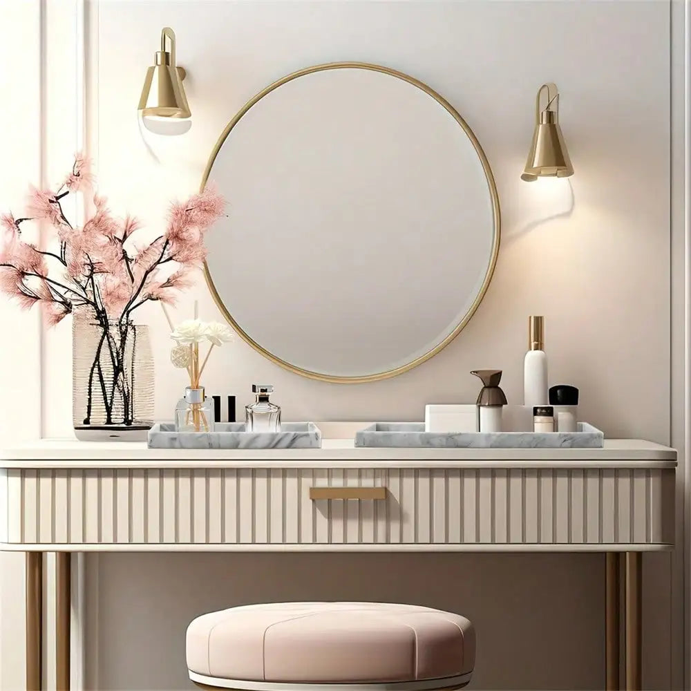 Soft Silicone Bathroom Tray | Decorative Vanity Organizer for Jewelry, Perfume & Skincare | Modern Countertop Storage Tray