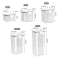 1-5PCS Airtight Food Storage Containers | Moisture-Proof Kitchen Storage Jars | Stackable Pantry Organizer | Clear Plastic Food Storage Containers