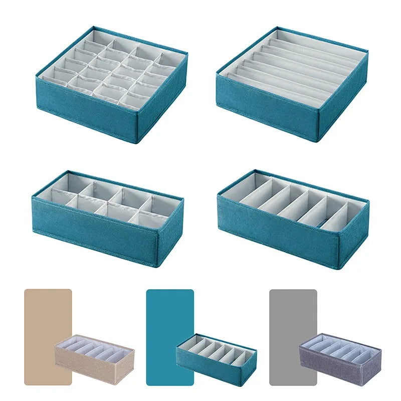 Dresser Drawer Organizer | Closet Storage Box for Clothes