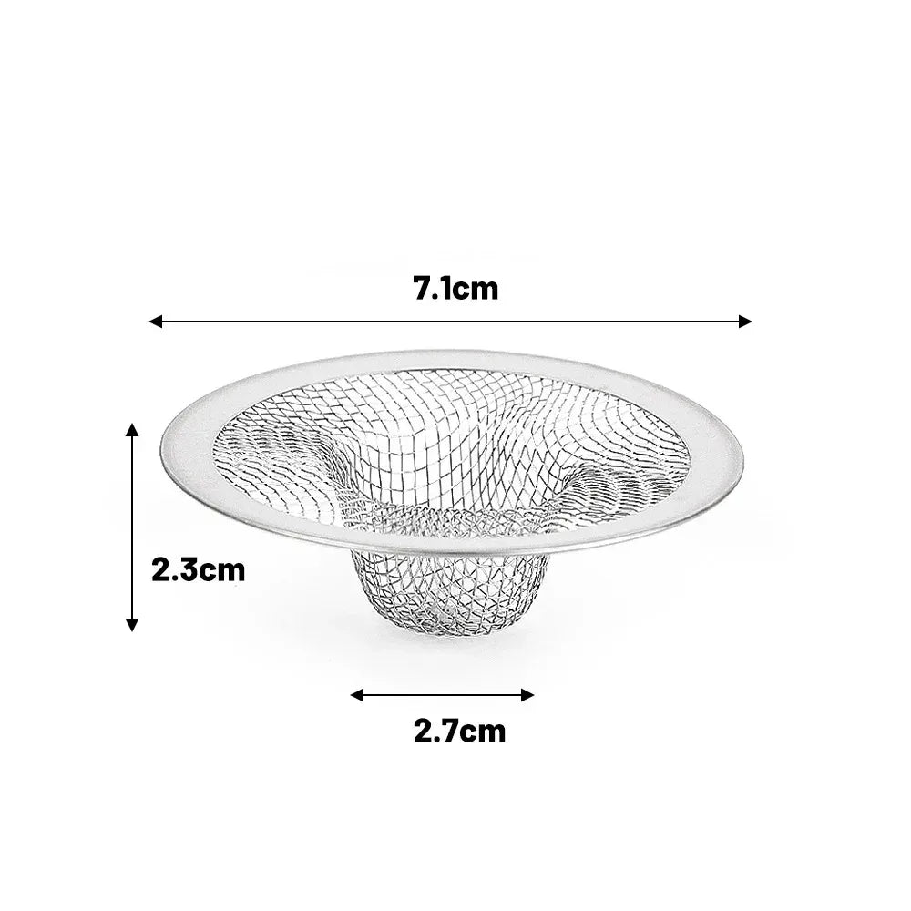 Stainless Steel Sink Strainer | Kitchen Sink Drain Filter | Shower Bathtub Bathroom Floor Drain Mesh Filter