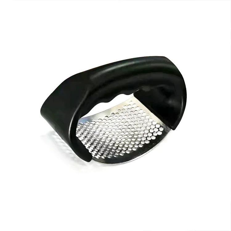Stainless Steel Garlic Press Crusher | Manual Garlic Mincer & Chopper Tool | Kitchen Gadget