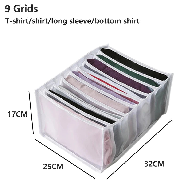 Dresser Drawer Organizer | Closet Storage Box for Clothes