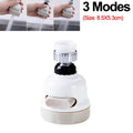 Universal Kitchen Faucet Adapter | 360° Rotating Faucet Extender | 2/3 Mode Water-Saving Spray Nozzle | Splash-Proof Faucet Aerator