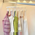 12-Hook Rotating Closet Hanger | Space-Saving Tie Belt & Scarf Organizer | Multi-Purpose Wardrobe Storage for Home & Dorm