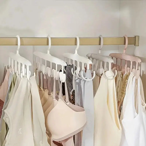 12-Hook Rotating Closet Hanger | Space-Saving Tie Belt & Scarf Organizer | Multi-Purpose Wardrobe Storage for Home & Dorm