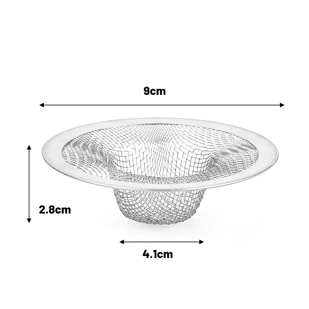 Stainless Steel Sink Strainer | Kitchen Sink Drain Filter | Shower Bathtub Bathroom Floor Drain Mesh Filter