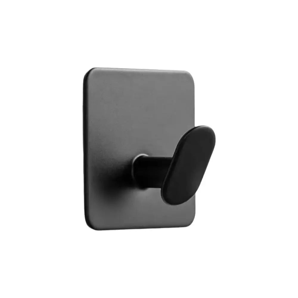 3pcs Multi-purpose Stainless Steel Wall Hooks Rust Proof Adhesive Hooks Bathroom Clothes Hooks Organization Accessory