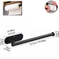 Self-Adhesive Paper Towel Holder | Wall Mount Kitchen Paper Towel Rack | No-Drill Towel & Toilet Paper Holder for Bathroom