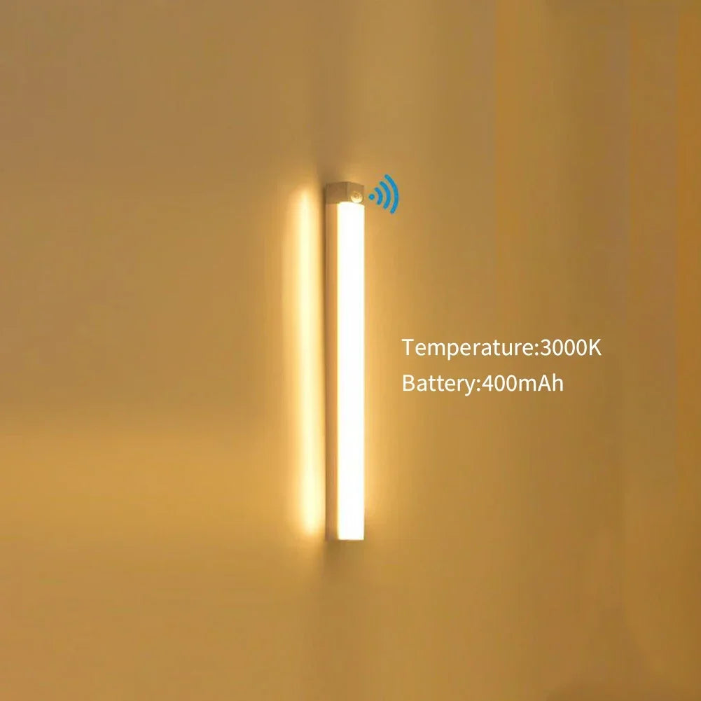 Rechargeable Motion Sensor LED Light Bar | USB Dimmable Under Cabinet Light | Wireless Closet, Stair & Kitchen Lighting