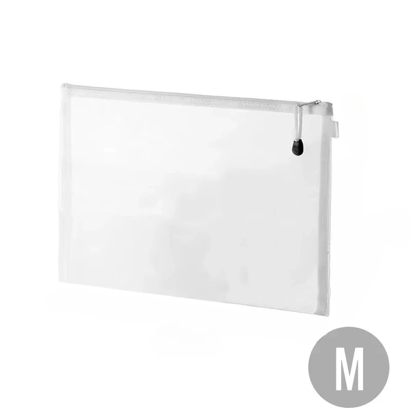 Mesh Zipper Organizer Bags | Transparent Nylon Storage Pouches for Puzzles, Toys, Games & Art Supplies | Home Organization