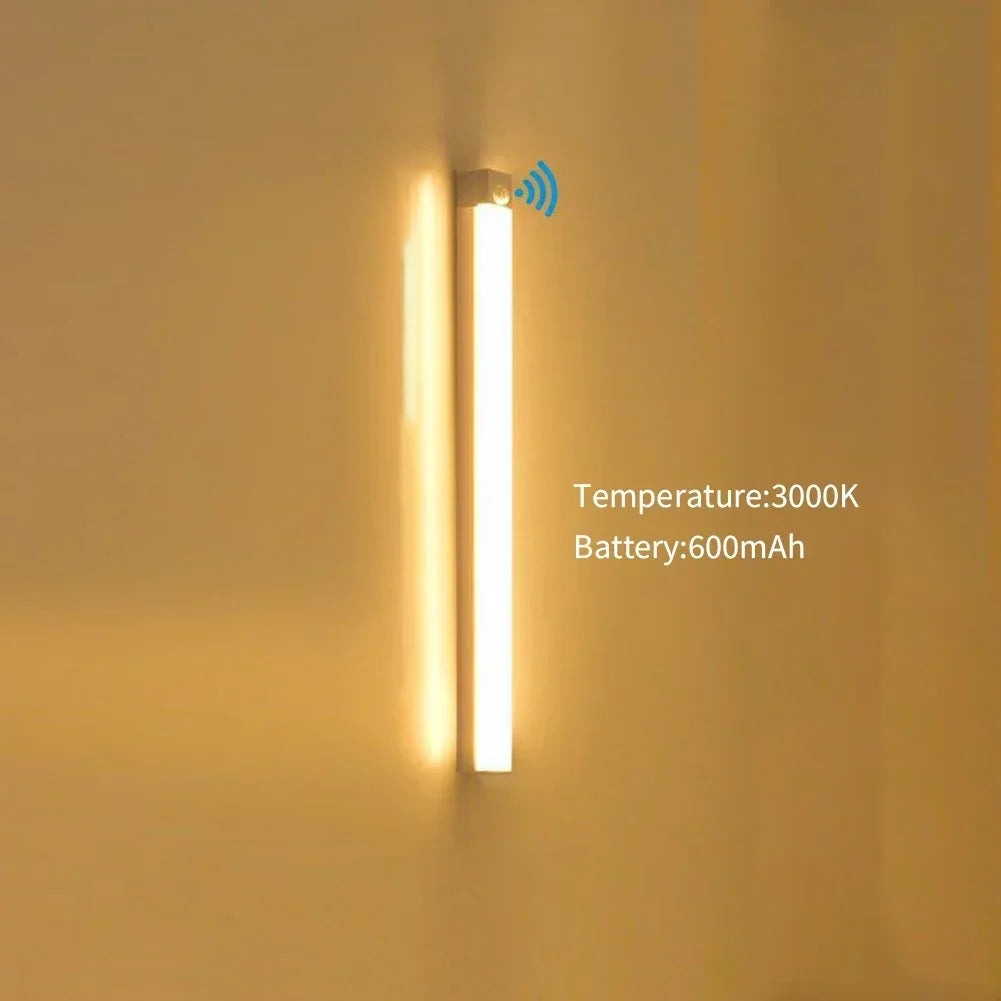 Rechargeable Motion Sensor LED Light Bar | USB Dimmable Under Cabinet Light | Wireless Closet, Stair & Kitchen Lighting