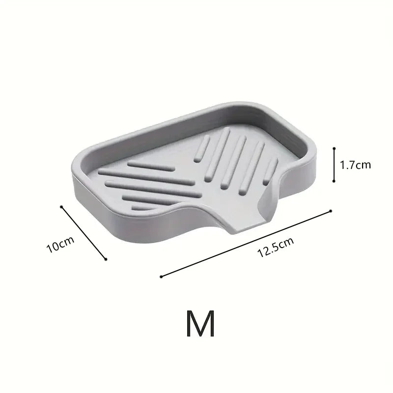 Soap and Sponge Holder | Kitchen and Bathroom Countertop Sink Drying Organizer Mat